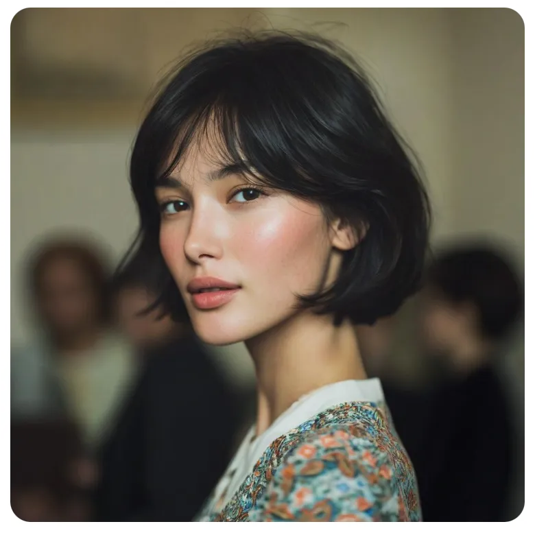 Portrait before AI illustration editing