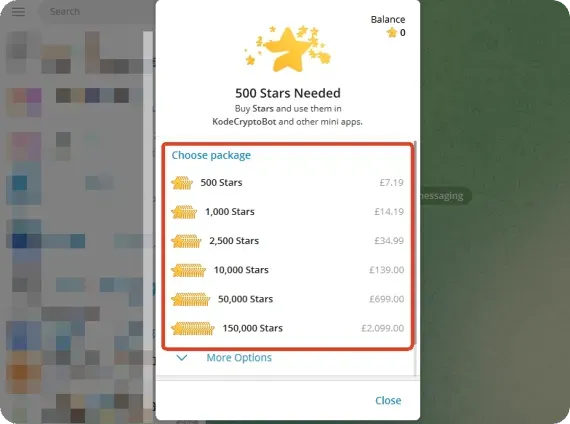 Buy Stars (If Needed)